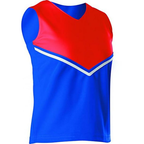 Alleson Womens Cheerleading V Shell Top with Braid